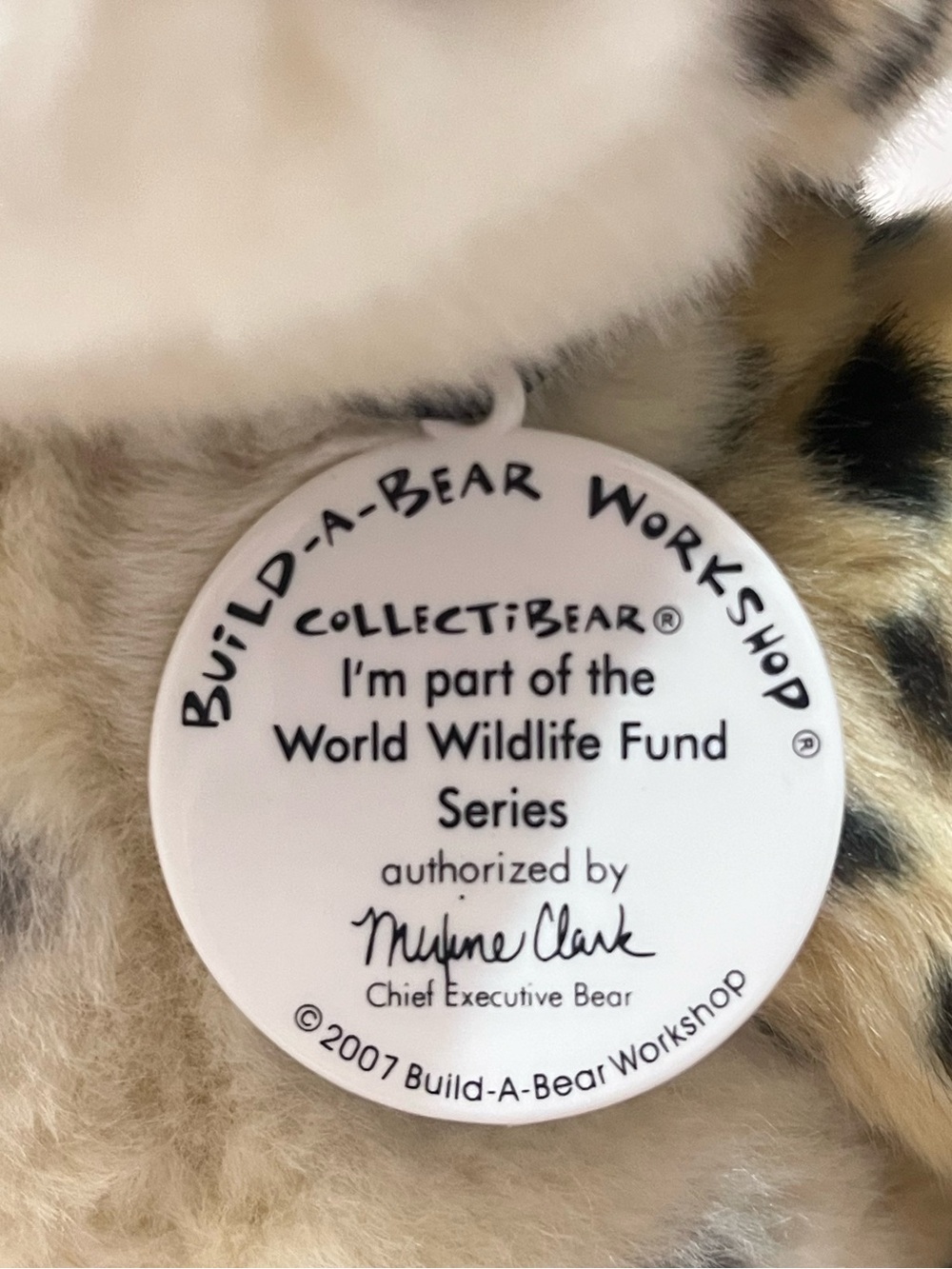 Build-A-Bear Workshop Plush Cheetah 2007 WWF Collaboration Stuffed Animal - Picture 3 of 13
